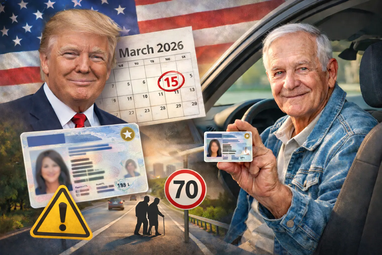 Nueva norma sobre licencias de conducir en EE. UU. entra en vigor el 15 de marzo de 2026: los cambios que todo conductor mayor de 70 años debe conocer