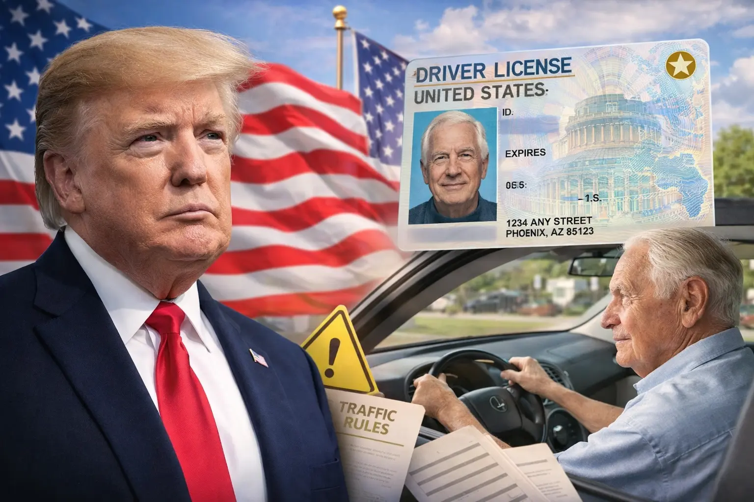 Nueva norma sobre licencias de conducir en EE. UU. entra en vigor el 1 de marzo de 2026: los cambios que todo conductor mayor de 70 años debe conocer