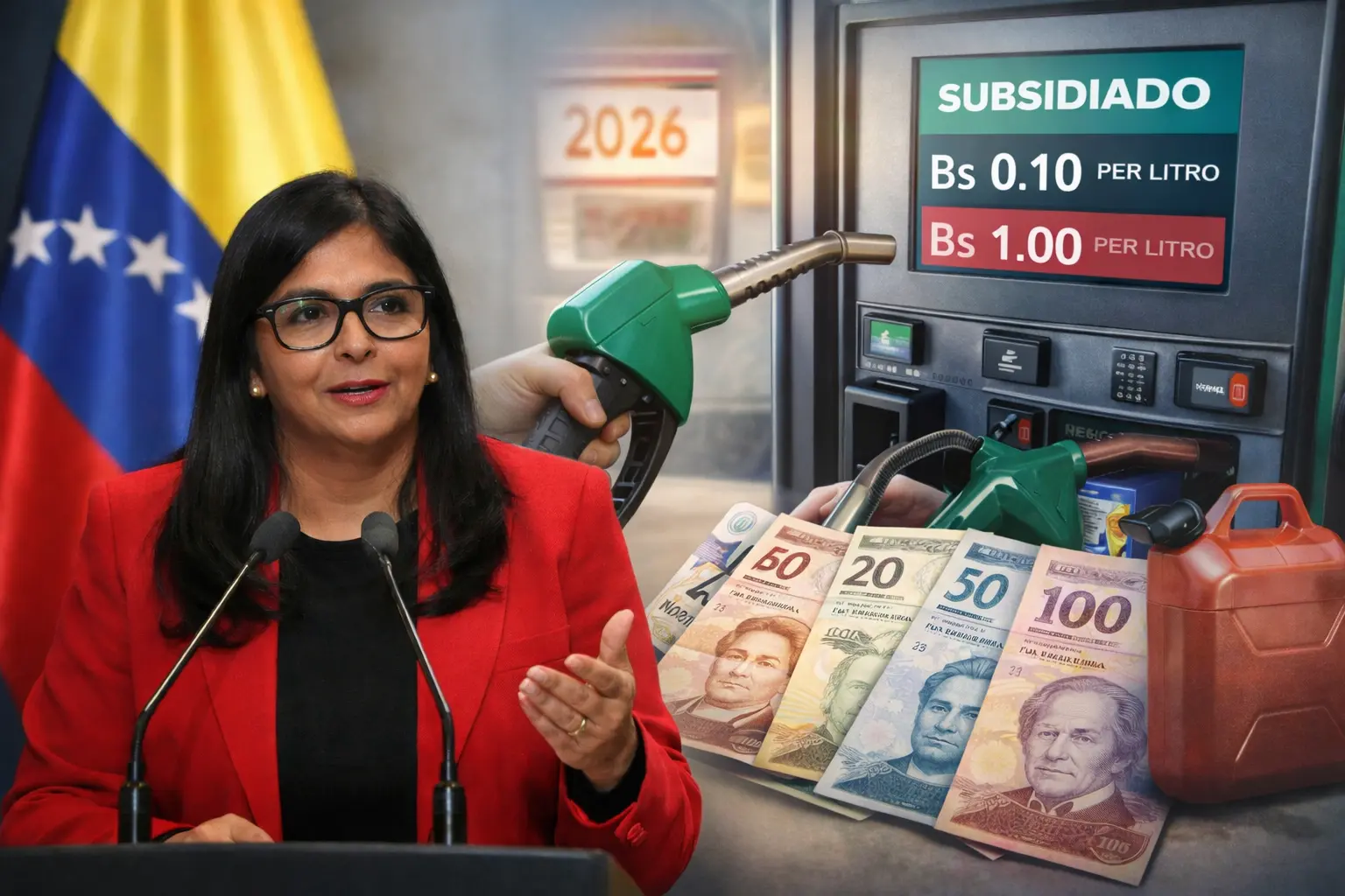 Cambios en el subsidio de gasolina en Venezuela desde febrero de 2026
